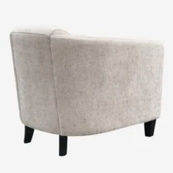 Turnball Taupe Armchair 13 Turnball Taupe Armchair -AuraLiving Furniture Store 274027 turnball chair taupe angle 2