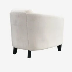 Turnball Ecru Chair -AuraLiving Furniture Store 274087 turnball chair ecru angle 2