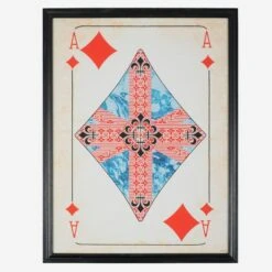 Cards Aces Diamonds Print