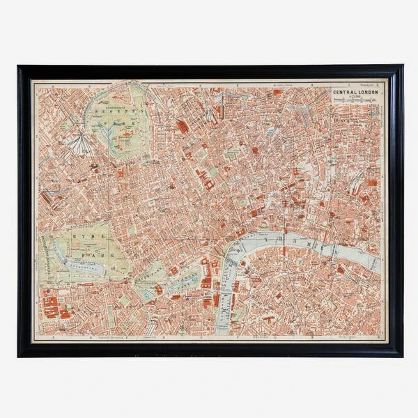 Maps London Print 1 Maps London Print