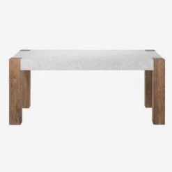 Junction Dining Table 9 Junction Dining Table -AuraLiving Furniture Store 274343 junction dining table 180cm marble white polished weathered oak side
