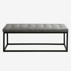 Romeo Ottoman Bench -AuraLiving Furniture Store 276390 romeo ottoman side