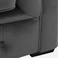 Gainsborough Sofa, Grey Velvet -AuraLiving Furniture Store 300634 gainsborough detail 2
