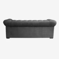 Gainsborough Sofa, Grey Velvet -AuraLiving Furniture Store 300635 gainsborough back