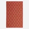 Trellis Orange Rug