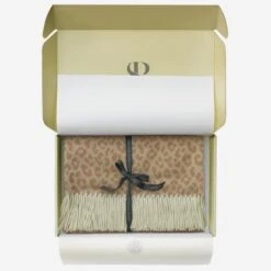 Wildcat Tan Throw -AuraLiving Furniture Store 306333 wildcat tan throw boxed