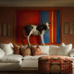 Wild Wood Twig Fabric -AuraLiving Furniture Store 308312 secret garden lifestyle cow parsley clementine wallpaper truam large white courtyard truman stool pergola nutmeg wild wood twig cushions