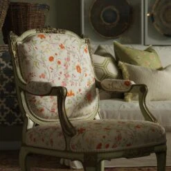 Ramble Ivory Fabric -AuraLiving Furniture Store 308942 ramble ivory french chair