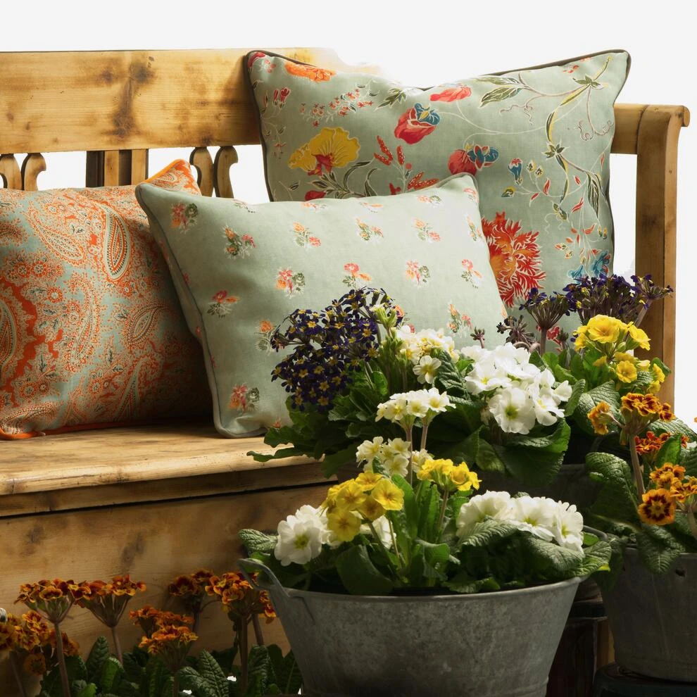 Spinney Duck Egg Outdoor Cushion 3 Spinney Duck Egg Outdoor Cushion - Image 3