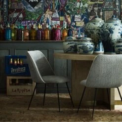 Colina Dining Chair 8 Colina Dining Chair -AuraLiving Furniture Store 309200 cosima chair raffles round table