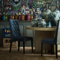 Darlington Blueberry Dining Chair -AuraLiving Furniture Store 309250 darlington blueberry raffles round dining table