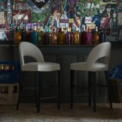 Dune Bar Stool -AuraLiving Furniture Store 309283 dune bar stool