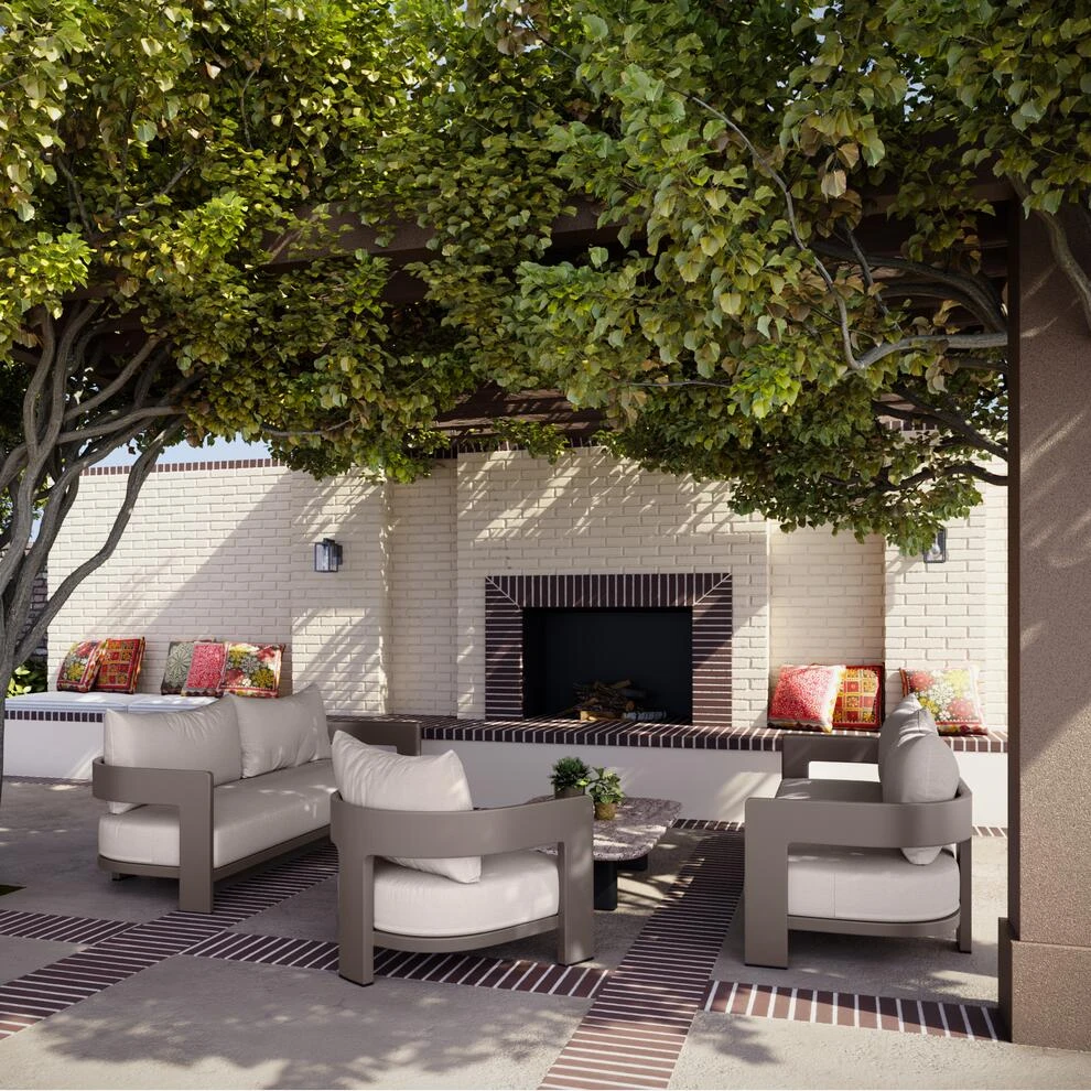 Caicos Chair Taupe Outdoor Armchair 3 Caicos Chair Taupe Outdoor Armchair - Image 3