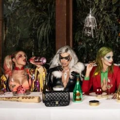 Superheroes Dinner Plexiglass Artwork -AuraLiving Furniture Store 311239 gn 9114