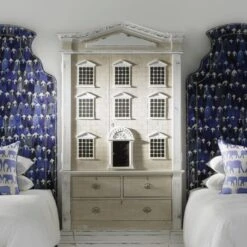 Dolls House Cabinet 5 Dolls House Cabinet -AuraLiving Furniture Store 313273 theatre midnight fabric headboards parade denim cushions dolls house cabinet lifestyle