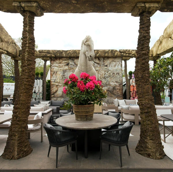 Caicos Dining Outdoor Round Dining Table 5 Caicos Dining Outdoor Round Dining Table - Image 5