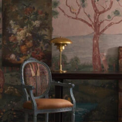 Whitman Desk Lamp, Hand-Rubbed Antique Brass -AuraLiving Furniture Store 321974 amchairpaper00040sml