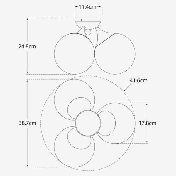 Cristol Flush Mount 2 Cristol Flush Mount - Image 2