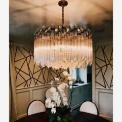 Adele Chandelier -AuraLiving Furniture Store 327461 adele large wide lifestyle