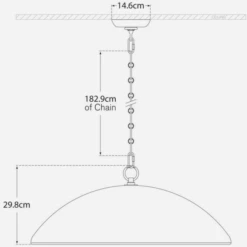 Elliot Pendant Light -AuraLiving Furniture Store 327959 elliot grande tech