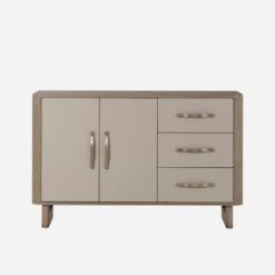 Charlie Sideboard, Small 3-Drawer -AuraLiving Furniture Store 332401 charlie small sideboard front