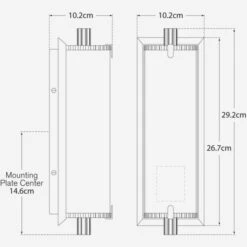 Calliope Wall Light -AuraLiving Furniture Store 333374 calliope short bath light tech