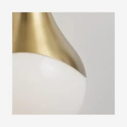 Ariana Wall Light -AuraLiving Furniture Store 336218 ariana wall light in aged brass 3