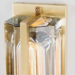 Hawkins Wall Light -AuraLiving Furniture Store 336973 hawkins wall light aged brass 3