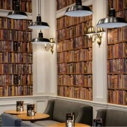 Library Wallpaper - Multi Wallpaper -AuraLiving Furniture Store 339739 library multi lifestyle paul bakeries