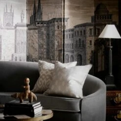 Medici Zinc Fabric -AuraLiving Furniture Store 341568 ampav2082bw 1