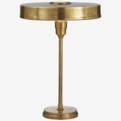 Carlo Table Lamp, Hand Rubbed Antique Brass