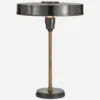 Carlo Table Lamp, Bronze & Hand Rubbed Antique Brass
