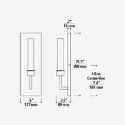 Linger Wall Light 13 Linger Wall Light -AuraLiving Furniture Store 347374 linger wall light tech