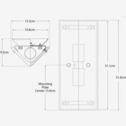 AuraLiving Furniture Store -AuraLiving Furniture Store 347541 clayton wall light tech
