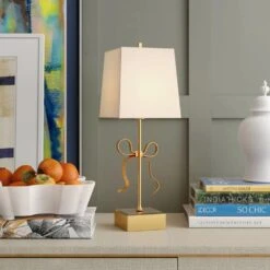 Ellery Table Lamp -AuraLiving Furniture Store 347795 ellery table lamp soft cream shade life 1