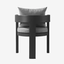 Caicos Dining Chair With Arms Outdoor Dining Chair -AuraLiving Furniture Store 353659 caicos dining chair with arms slate back