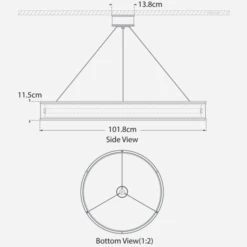 Connery Chandelier 7 Connery Chandelier -AuraLiving Furniture Store 354050 connery ring large tech