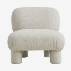 Bella Accent Chair -AuraLiving Furniture Store 354849 bella chair jacquard boucle cream 1