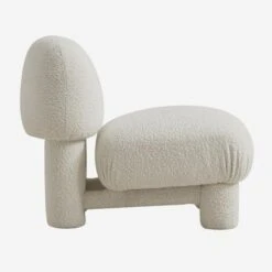Bella Accent Chair -AuraLiving Furniture Store 354860 bella chair jacquard boucle cream 3