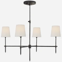 Bryant Large Chandelier - Bronze Light