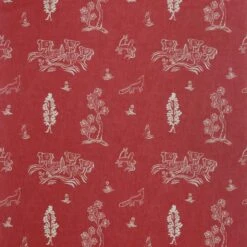 Friendly Folk Huntsman Red Fabric