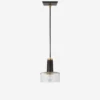 Iris Pendant Light, Bronze And Hand-Rubbed Antique Brass