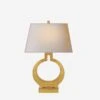 Ring Form Table Lamp, Gild