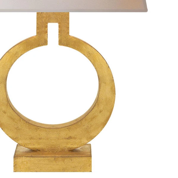 Ring Form Table Lamp, Gild 2 Ring Form Table Lamp, Gild - Image 2