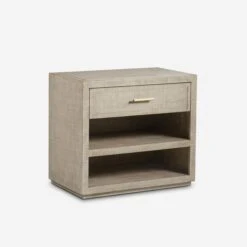 Raffles Large Bedside Table -AuraLiving Furniture Store 99195 raffles bedside table angle